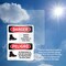 Signmission 10 in Height, 7 in Width, Vinyl Decal, Rectangle, Bilingual OS-2PACK-DS-D-710-VS-1568 - alternate 2